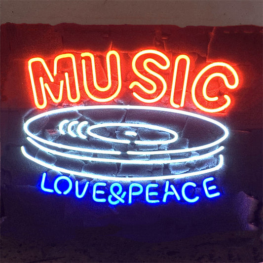 Music Record Love and Peace