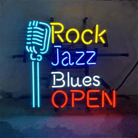Microphone Rock Jazz Blue Open