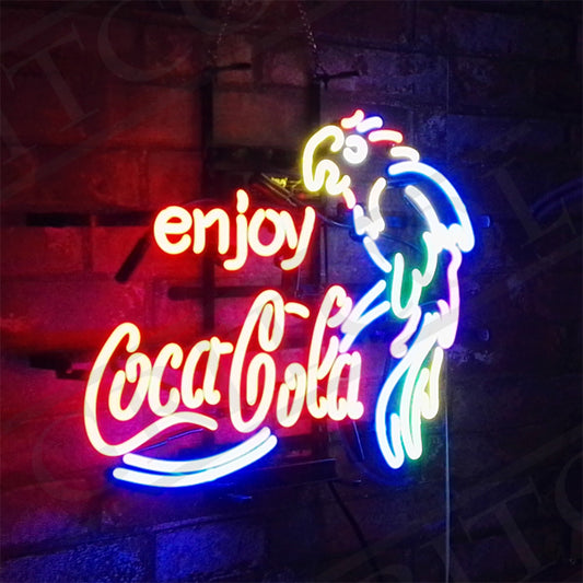 Enjoy Cola Coke Parrot