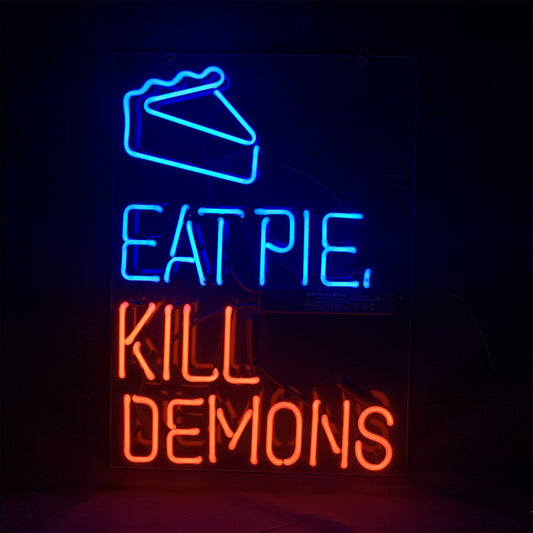 EAT PIE  KILL DEMONS
