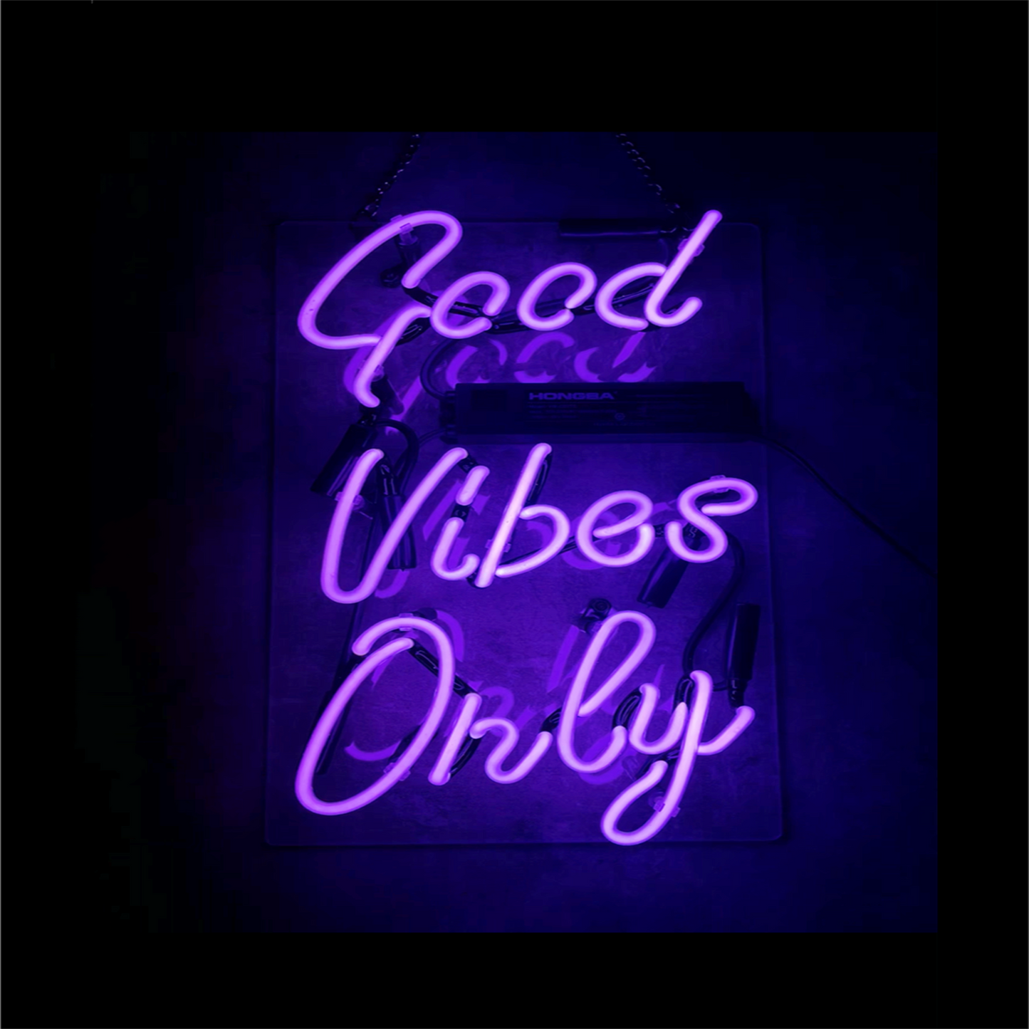 Purple Good Vibes Only – vvneon